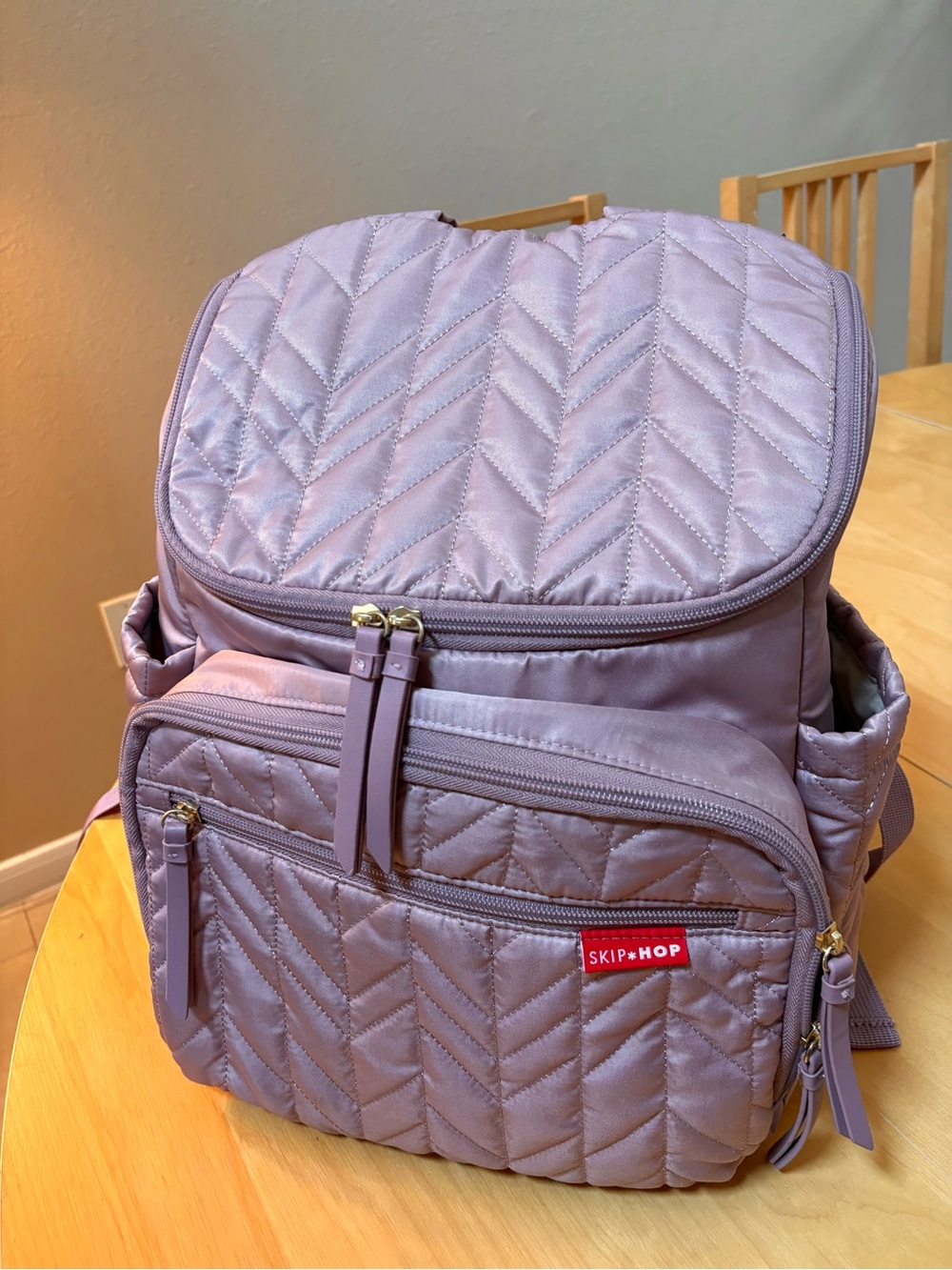 Skip Hop Quilted Lilac Backpack